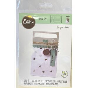 Sizzix THINLITS 664462 Georgie Evans Party Bag Topper  Metal Cutting Dies